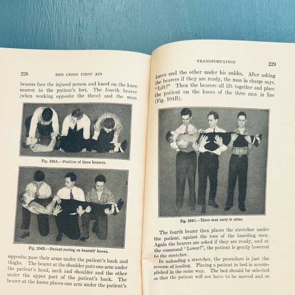 Vintage 1940s American Red Cross "First Aid Textbook" Vintage First Aid Book - Picture 6 of 9